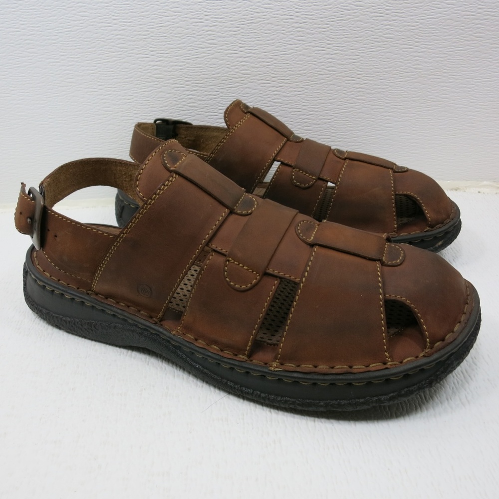 Born Nubuck Leather Fisherman Sandal Shoes 13 47.5 - Picture 2 of 7